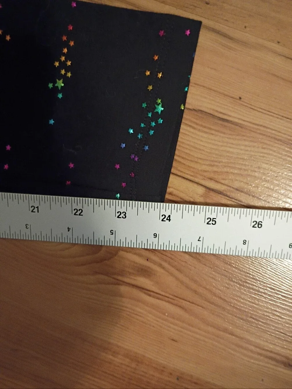 Cat & Jack Black Leggings with Multicolor Dot Sparkle